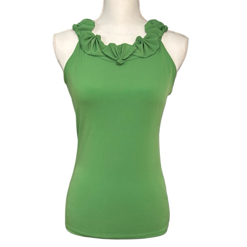 The Limited Pleated Fan Neckline Dressy Tank Cami 🆕 Vintage Y2K Partial Tags XS